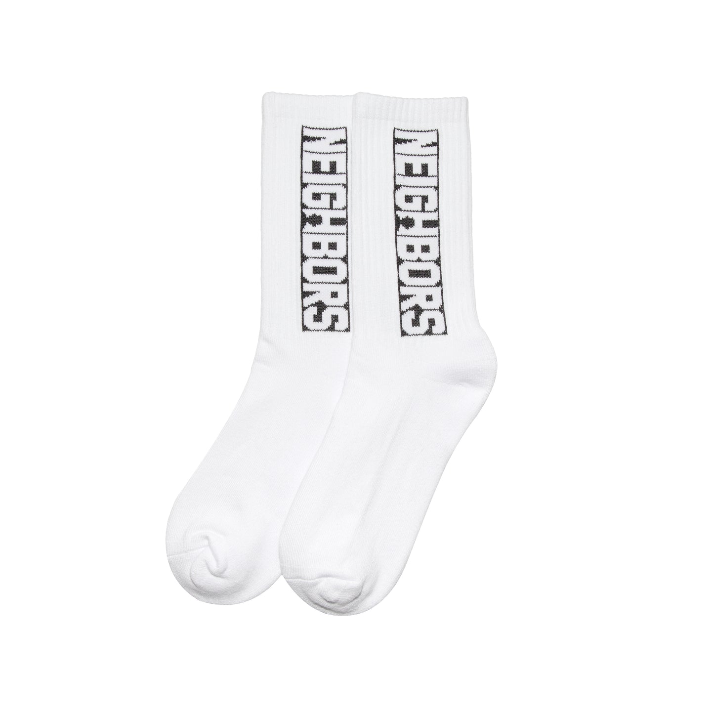 Neighbors Logo Socks (White)