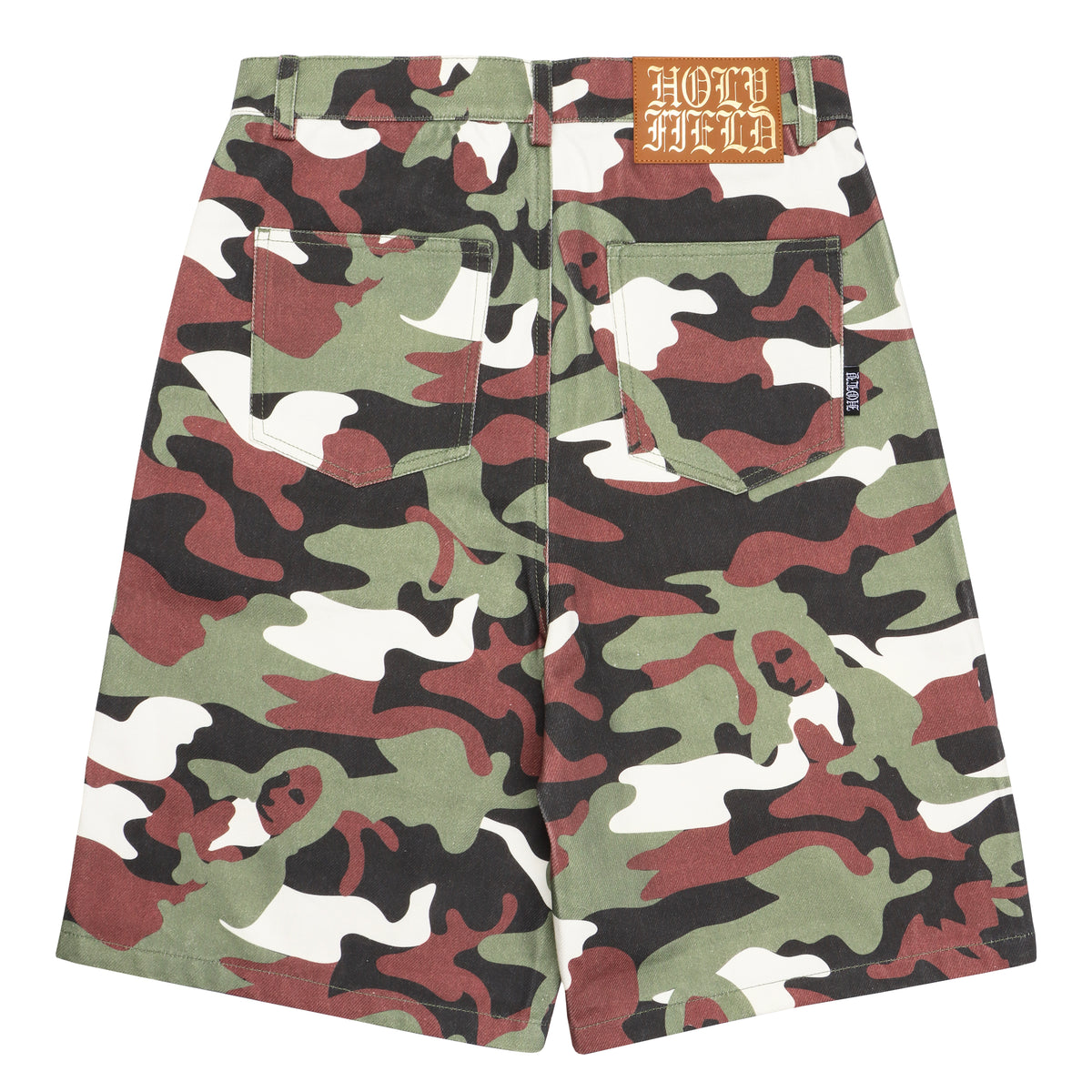 "Holy Fields" Denim Shorts (Woodland)