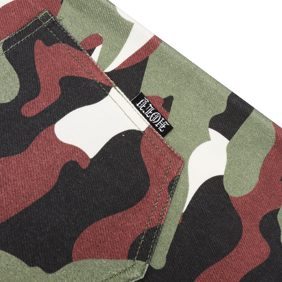 "Holy Fields" Denim Shorts (Woodland)