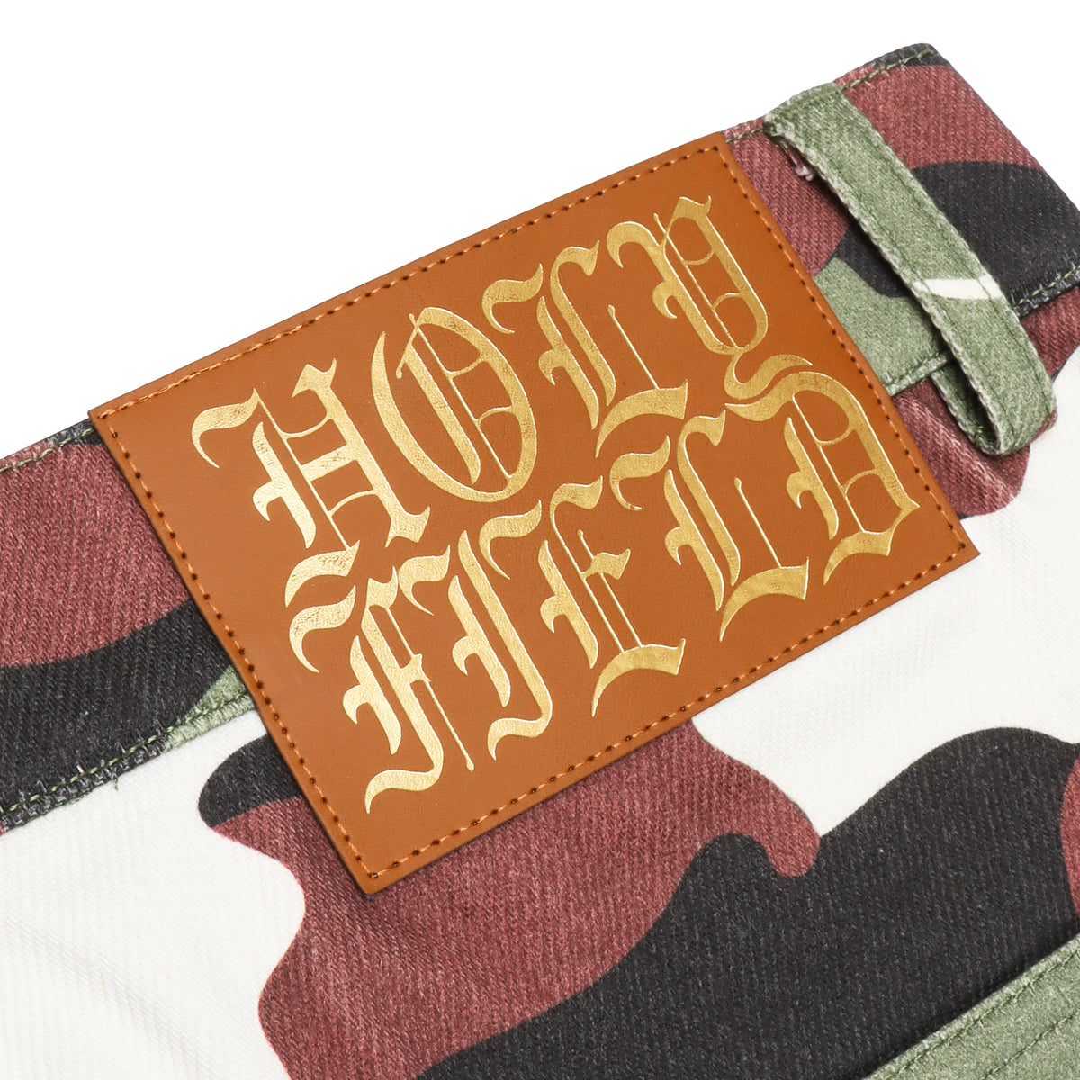 "Holy Fields" Denim Shorts (Woodland)