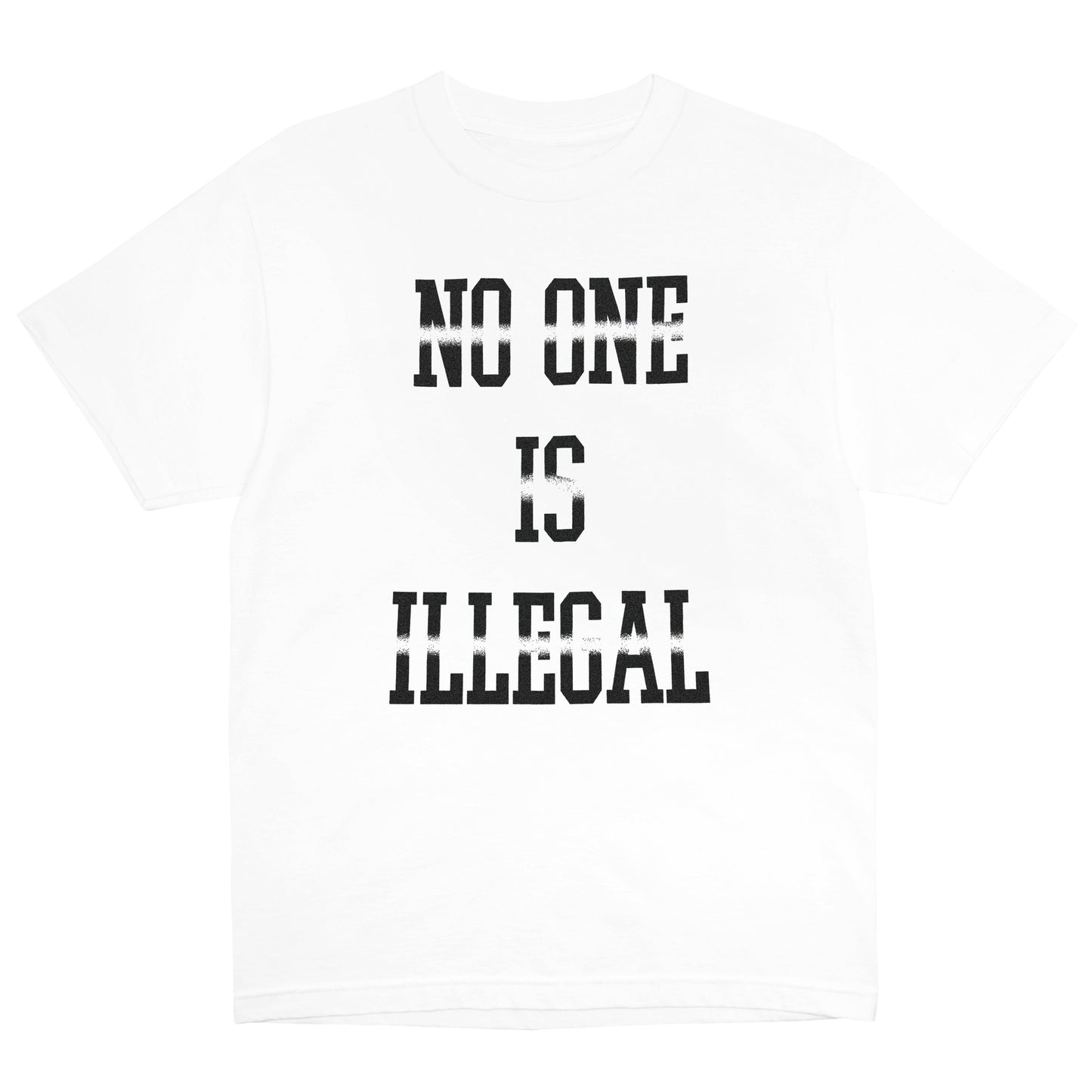 No One Is Illegal T-Shirt (White)